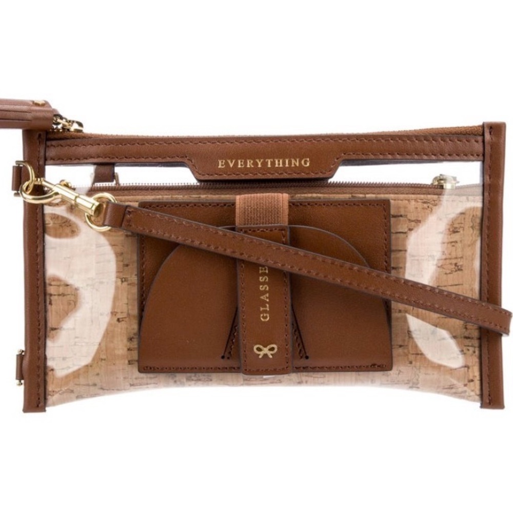 Anya Hindmarch Brown Transparent Crossbody Bag